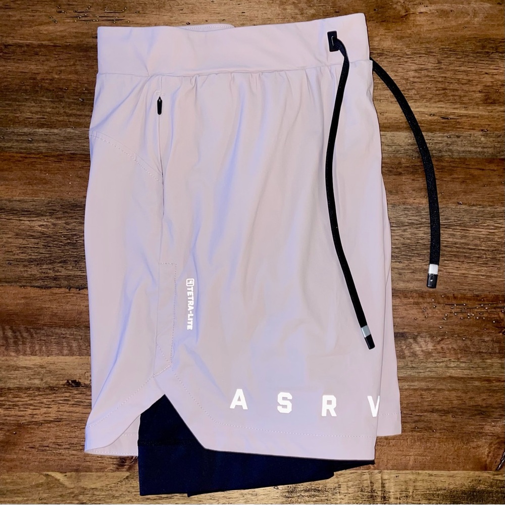 Mens L, ASRV 7” w Liner Terra Lite Beige Shorts DSG 0652 (Reflective) MSRP $128 - Picture 7 of 7